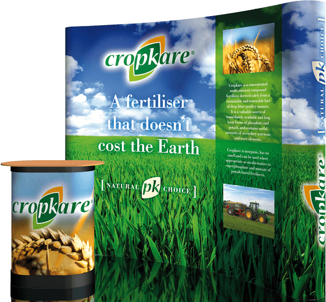 Pop-up stand and lectern for Cropkare