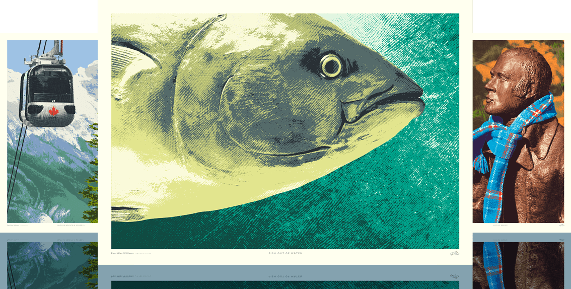 Example artwork for giclée prints for Paul Alex Williams Art